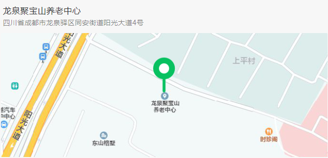 龙泉聚宝山养老院地址